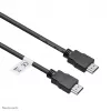 Neomounts HDMI25MM HDMI kábel – 7,5 metra, 7,5 m, 10,2 Gbit/s, čierny
