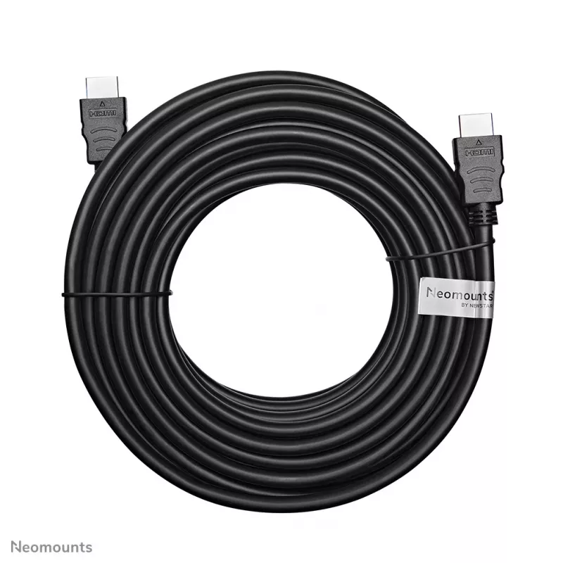 Neomounts HDMI35MM HDMI kábel - 10 metrov, 10 m, HDMI Type-A (štandard), HDMI Type-A (štandard), 10,2 Gbit/s, čierny