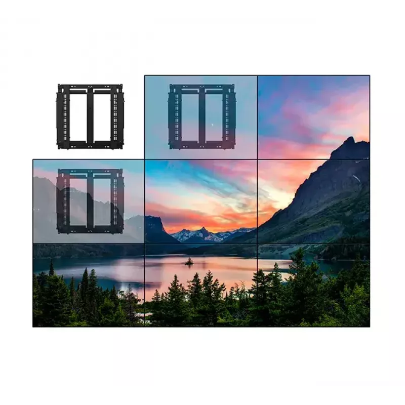 Videostenný držiak B-TECH BT8312/B ultra-slim Pop-Out