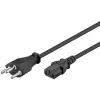 Napájací kábel Goobay 93617 čierny 2 m SEV 1011 IEC C13