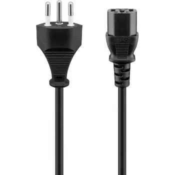 Napájací kábel Goobay 93617 čierny 2 m SEV 1011 IEC C13