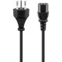 Napájací kábel Goobay 93617 čierny 2 m SEV 1011 IEC C13