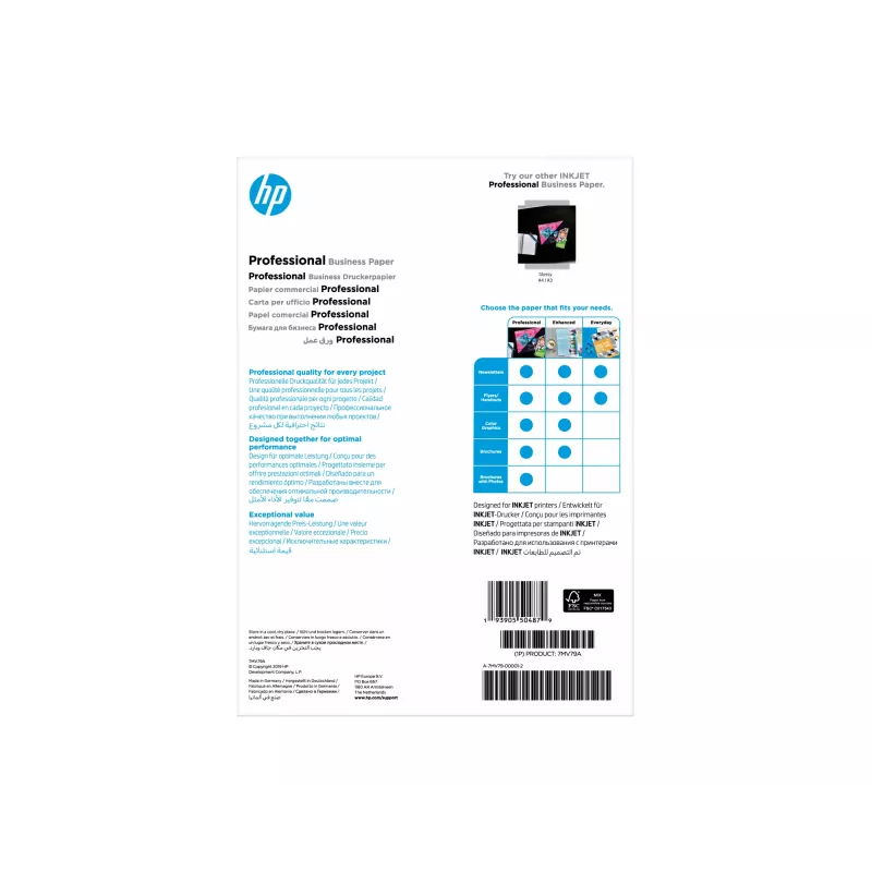 HP Professional Business Paper matný 180 g/m² A4 (210 x 297 mm) 150 listov
