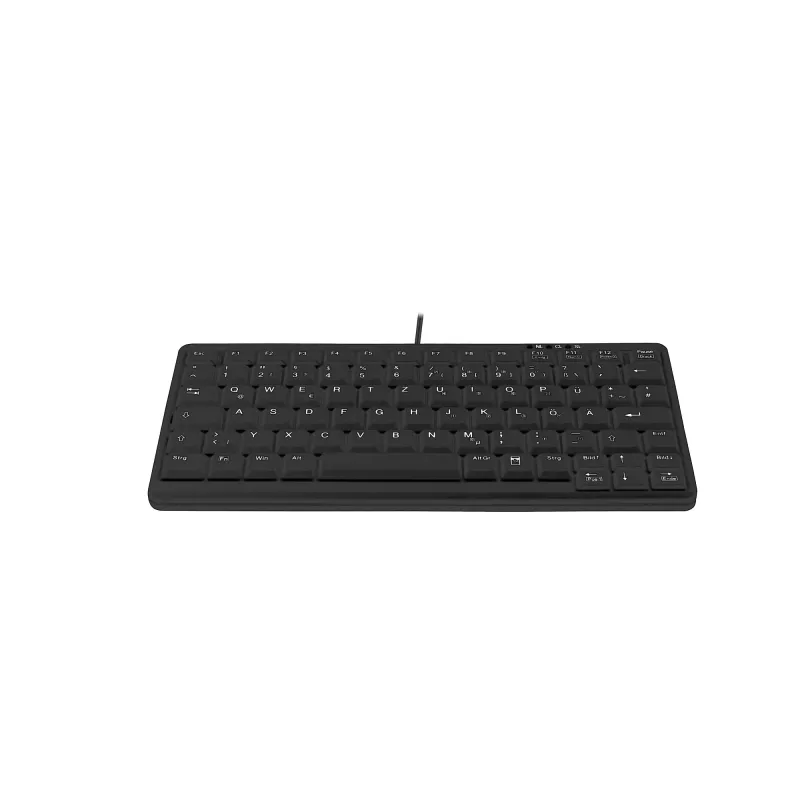 Cherry Active Key AK-4100-U-B/GE Mini klávesnica, USB, čierna, nemecké rozloženie