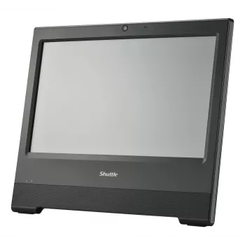 Shuttle All-In-One Barebone X50V9U3, 15,6 palca jednovdotykový displej (rezistívny), Intel i3-1315U, WLAN, IP54, bez ventilátora, 24/7 nepretržitá prevádzka