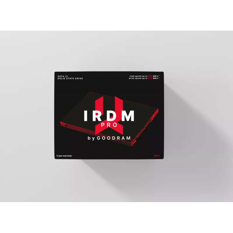 Goodram IRDM PRO gen.2 512 GB - SSD - 512 GB - interný - 2,5 palcov (6,4 cm) - SATA 6Gb/s