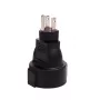 Microconnect PETRAVEL3 adaptér sieťovej zástrčky typ B typ F čierny