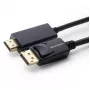 MicroConnect MC-DP-HDMI-050 kábel DisplayPort 1.2 na HDMI, samec-samec, 0,5 m, 1080p 60 Hz, čierny