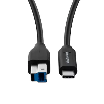 Microconnect USB3.1CB3 USB kábel USB 3.2 Gen 1 (3.1 Gen 1) 3 m USB C USB B čierny