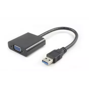 Microconnect USB3.0VGA USB grafický adaptér 1920 x 1080 pixelov čierny