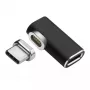 MicroConnect USB3.1CCMF-MAGNETIC magnetický adaptér USB-C, 90°