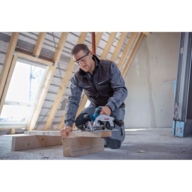 Bosch GKS 18V-57-2 L PROFESSIONAL 16,5 cm čierna, modrá, strieborná 5000 ot/min