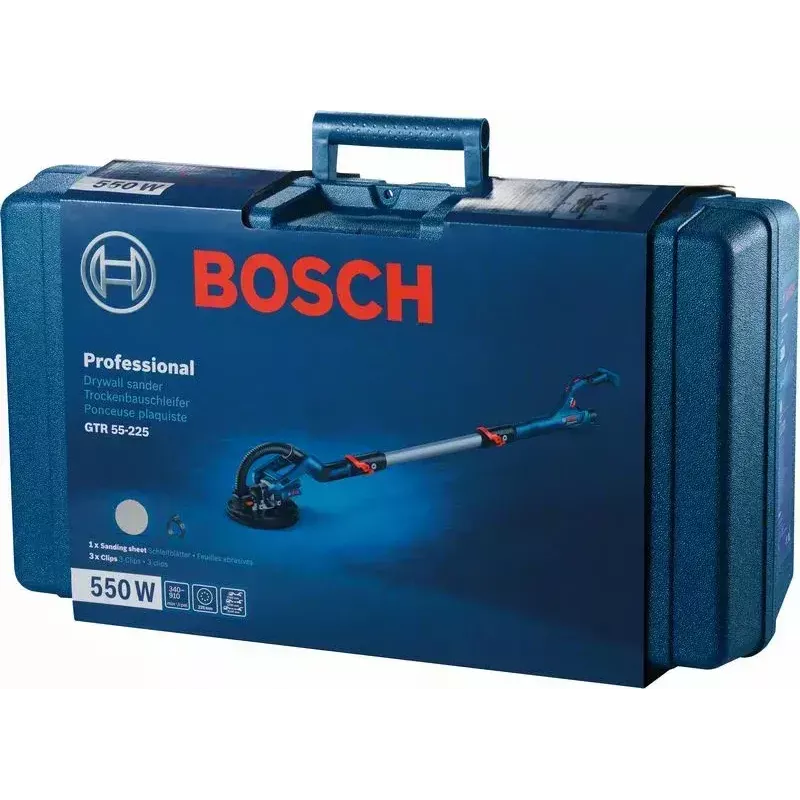 Bosch GTR 55-225 Brúska na sadrokartón 910 ot/min čierna, modrá 550 W