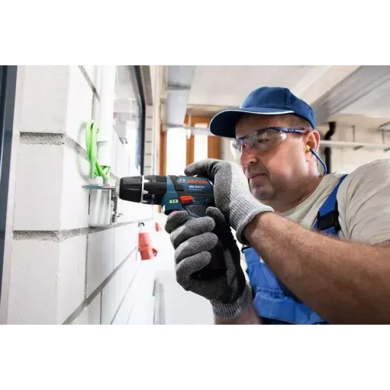 Bosch GSB 10,8-2-LI Professional Bez kľúča čierna, modrá, červená