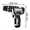 Bosch GSB 10,8-2-LI Professional Bez kľúča čierna, modrá, červená