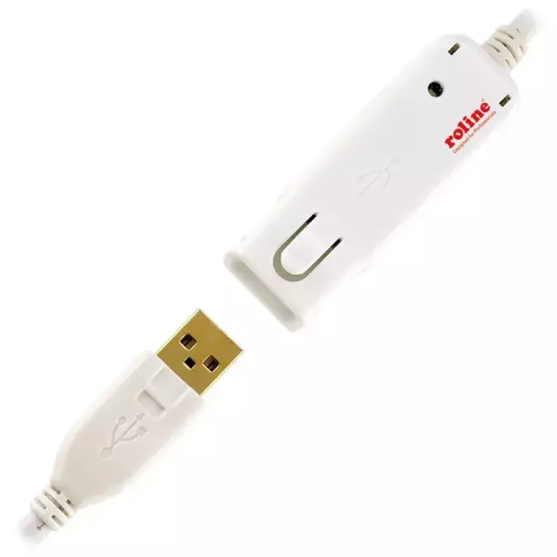 USB 2.0 aktívny opakovač kábel ROLINE 12.04.1085 12 m