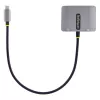 StarTech.com USB-C video adaptér, USB-C na HDMI VGA multiport adaptér, 3,5-mm audio, 4K 60Hz HDR, 100W PD Pass-Through, kompatibilný s Thunderbolt 3/4 – USB-C display cestovný adaptér