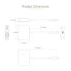 StarTech.com USB-C video adaptér, USB-C na HDMI VGA multiport adaptér, 3,5-mm audio, 4K 60Hz HDR, 100W PD Pass-Through, kompatibilný s Thunderbolt 3/4 – USB-C display cestovný adaptér