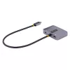 StarTech.com USB-C video adaptér, USB-C na HDMI VGA multiport adaptér, 3,5-mm audio, 4K 60Hz HDR, 100W PD Pass-Through, kompatibilný s Thunderbolt 3/4 – USB-C display cestovný adaptér