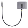 StarTech.com USB-C video adaptér, USB-C na HDMI VGA multiport adaptér, 3,5-mm audio, 4K 60Hz HDR, 100W PD Pass-Through, kompatibilný s Thunderbolt 3/4 – USB-C display cestovný adaptér