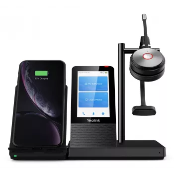 Yealink WH66 Mono UC-DECT bezdrôtový headset, bezdrôtový, kancelária/call centrum, 20 - 20000 Hz, 80 g, headset, čierna