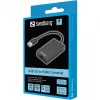 Sandberg USB 3.0 na HDMI konvertor čierna pasívny video konvertor