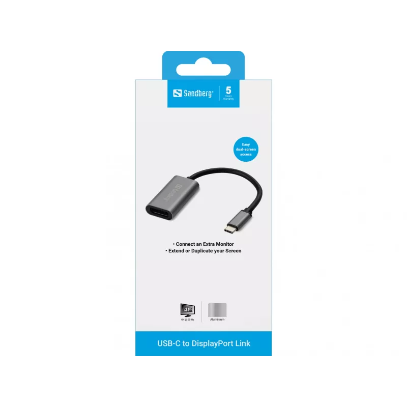 USB-C na DisplayPort adaptér Sandberg 136-19