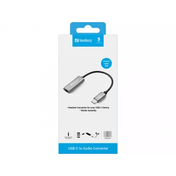 Audio adaptér Sandberg USB-C 136-27