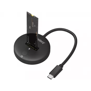 Sandberg USB 3.2 dock pre M.2+NVMe SSD 4 TB čierna