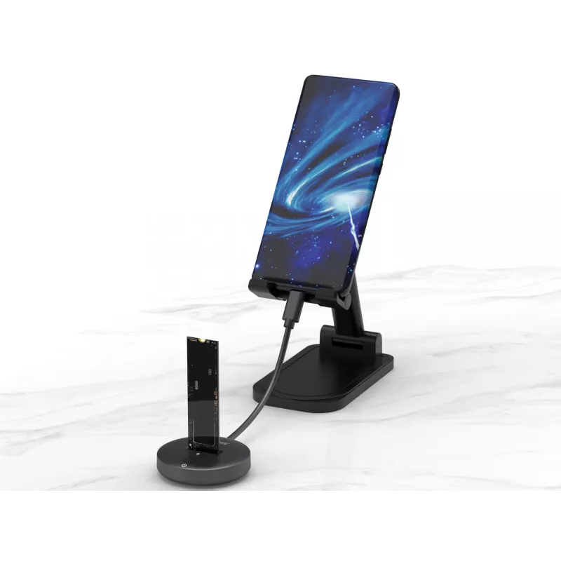 Sandberg USB 3.2 dock pre M.2+NVMe SSD 4 TB čierna