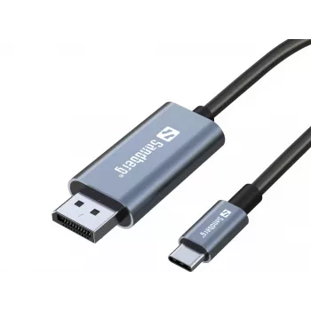 Sandberg USB-C na DisplayPort kábel 2M USB Type-C DisplayPort 2m