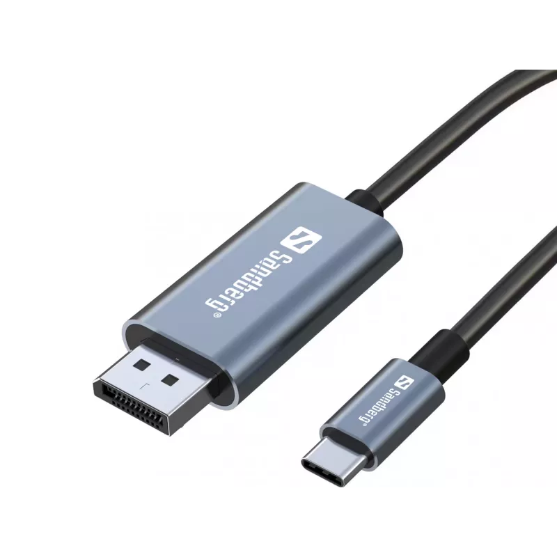 Sandberg USB-C na DisplayPort kábel 2M USB Type-C DisplayPort 2m