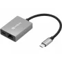 Sandberg USB-C Gigabit adaptér PD100W USB Type-C RJ-45 1 Gbit/s sivý