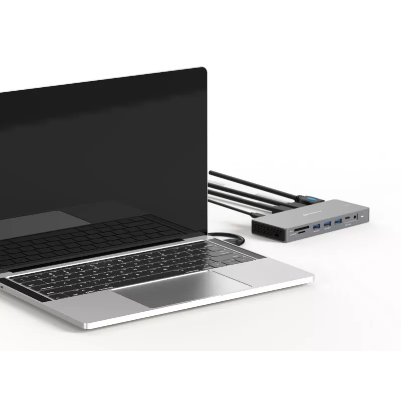 Sandberg USB-C 13in1 DockingStation Pro káblový USB 3.2 Gen 1 Type-C