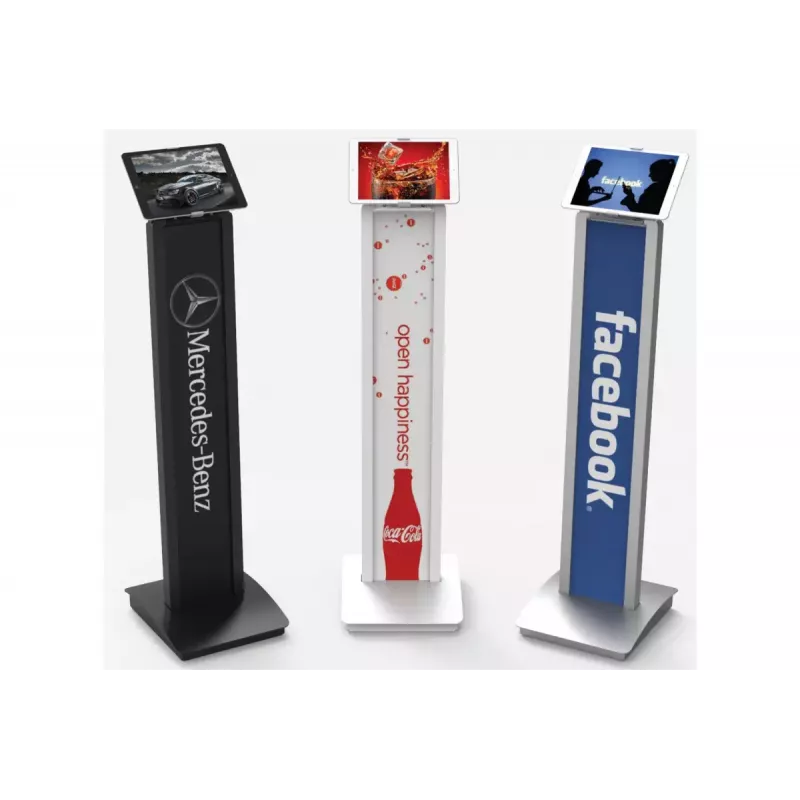 Pasívny držiak Compulocks VESA Brandable podlahový stojan čierny