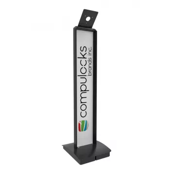 Pasívny držiak Compulocks VESA Brandable podlahový stojan čierny