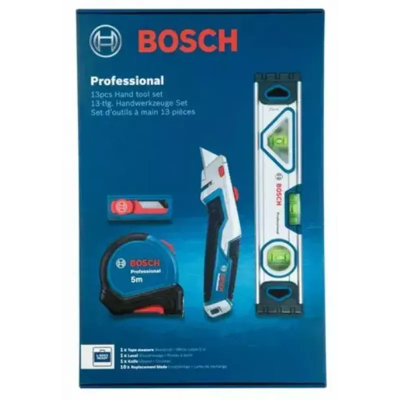 Bosch 1 600 A02 7M3 sada mechanických nástrojov, 13 nástrojov