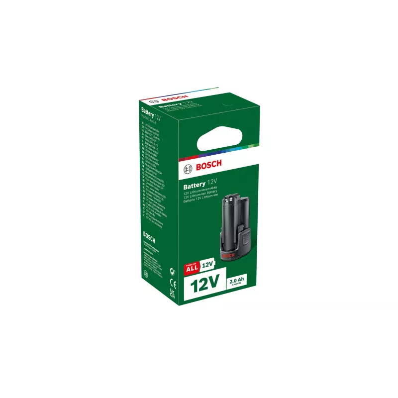Bosch PBA 12V 2.0 Ah O-B akumulátorový blok, 12 V 2,0 Ah Li-Ion