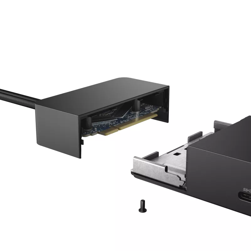 DELL WD19DC Káblový USB 3.2 Gen 1 (3.1 Gen 1) Type-C čierny