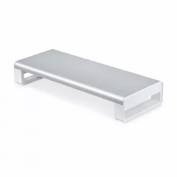 StarTech.com Ergonomický stojan na monitor, do 15 kg, pevná výška 9 cm, stojan na monitor počítača/notebook na stôl, oceľová platforma, rýchla montáž, optimalizácia plochy stola