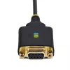 StarTech.com 30cm USB na nulový modem sériový adaptérový kábel, COM zachovanie, FTDI, USB-A na DB9 RS232, vymeniteľné matice/skrutky DB9, Windows/macOS/Linux