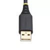 StarTech.com 30cm USB na nulový modem sériový adaptérový kábel, COM zachovanie, FTDI, USB-A na DB9 RS232, vymeniteľné matice/skrutky DB9, Windows/macOS/Linux