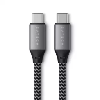 USB-C na USB-C kábel Satechi ST-TCC2MM — 2 m, čierna/sivá, 0,48 Gbit/s