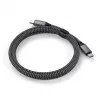 USB-C na USB-C kábel Satechi ST-TCC2MM — 2 m, čierny/sivý, 0,48 Gbit/s