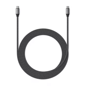 USB-C na USB-C kábel Satechi ST-TCC2MM — 2 m, čierna/sivá, 0,48 Gbit/s