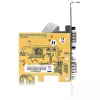 StarTech.com 2-portová PCI Express sériová karta, dual port PCIe na RS232 (DB9) sériová karta, 16C1050 UART, štandardné alebo low-profile držiaky, zachovanie COM, pre Windows a Linux