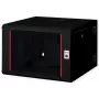 Nástenný rack ROLINE Pro 7U 600x600 ŠxH dvojdielny výklopný čierny, IP20, 50 kg