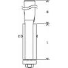 Bosch 2 608 628 346 fréza kopírovacia fréza na laminát 1 kus