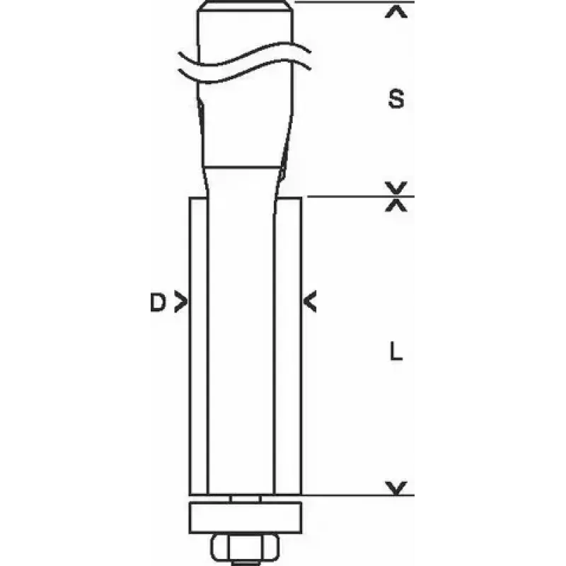 Bosch 2 608 628 346 fréza kopírovacia fréza na laminát 1 kus