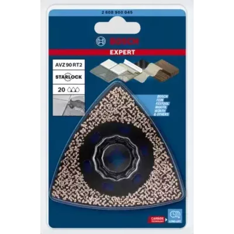 Bosch Expert AVZ 90 RT2 2608900045 delta brúsna platňa, 90 mm, zrnitosť 20
